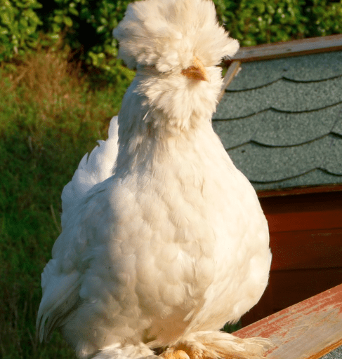 Ayam Kate Burma juga memiliki bentuk bulu yang unik, yakni bulunya yang tumbuh hingga ke bagian kaki | image 5