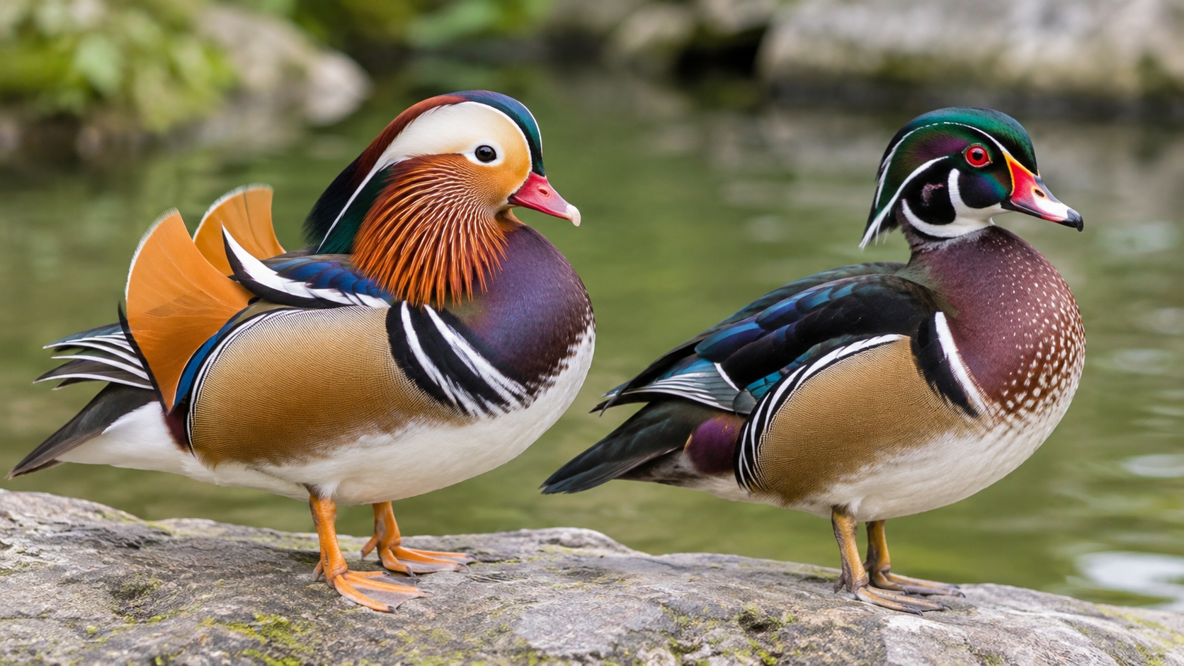 Bebek mandarin dan caroline